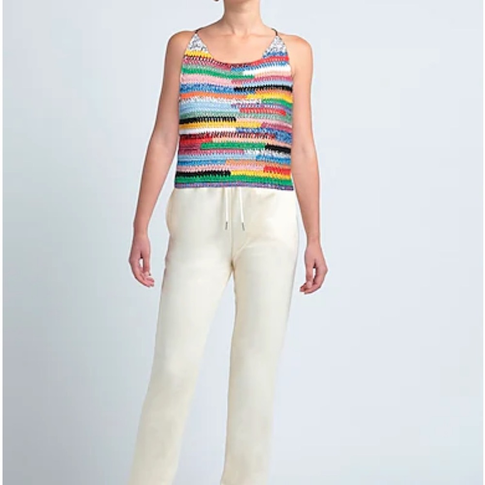 Miu miu crochet halter top